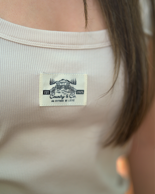 Camisole sable - Au rythme de l'été