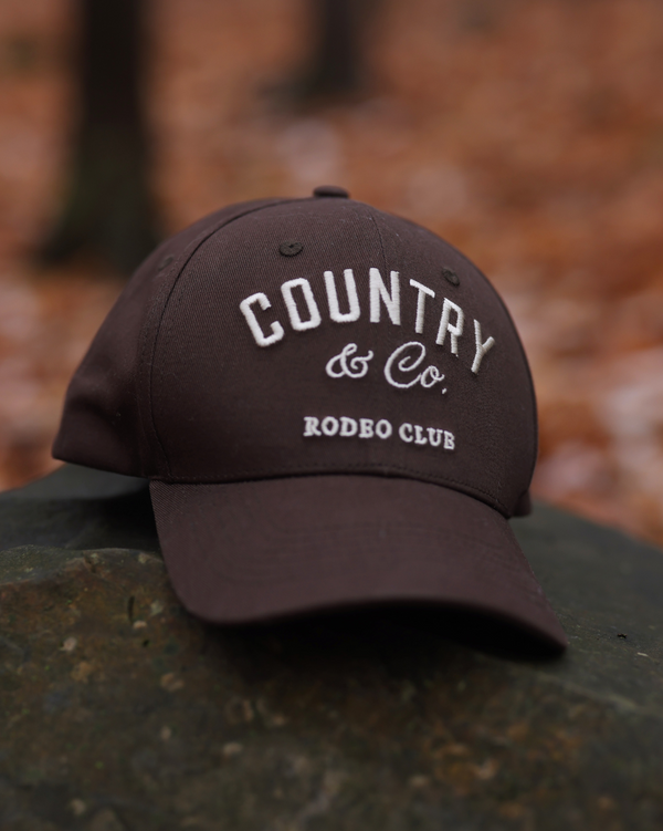 Casquette baseball brun chocolat – Rodéo Club II