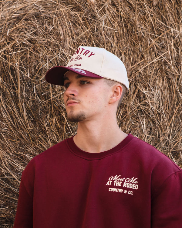 Casquette bordeaux – Rodéo Club