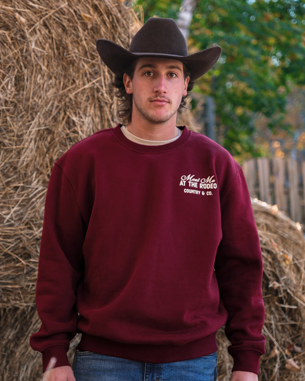 Chandail col rond dans l’arène – Rodéo Club