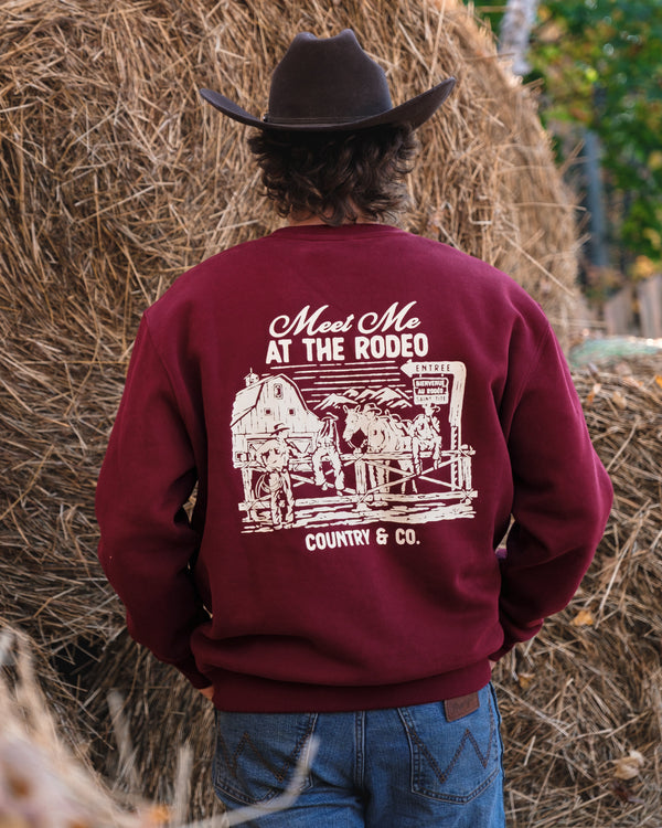 Chandail col rond dans l’arène – Rodéo Club