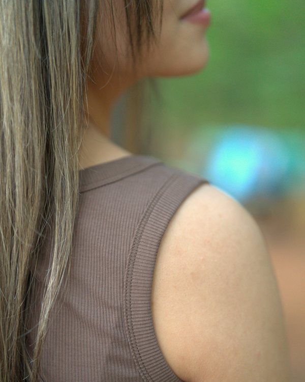 Camisole brune - Au rythme de l'été